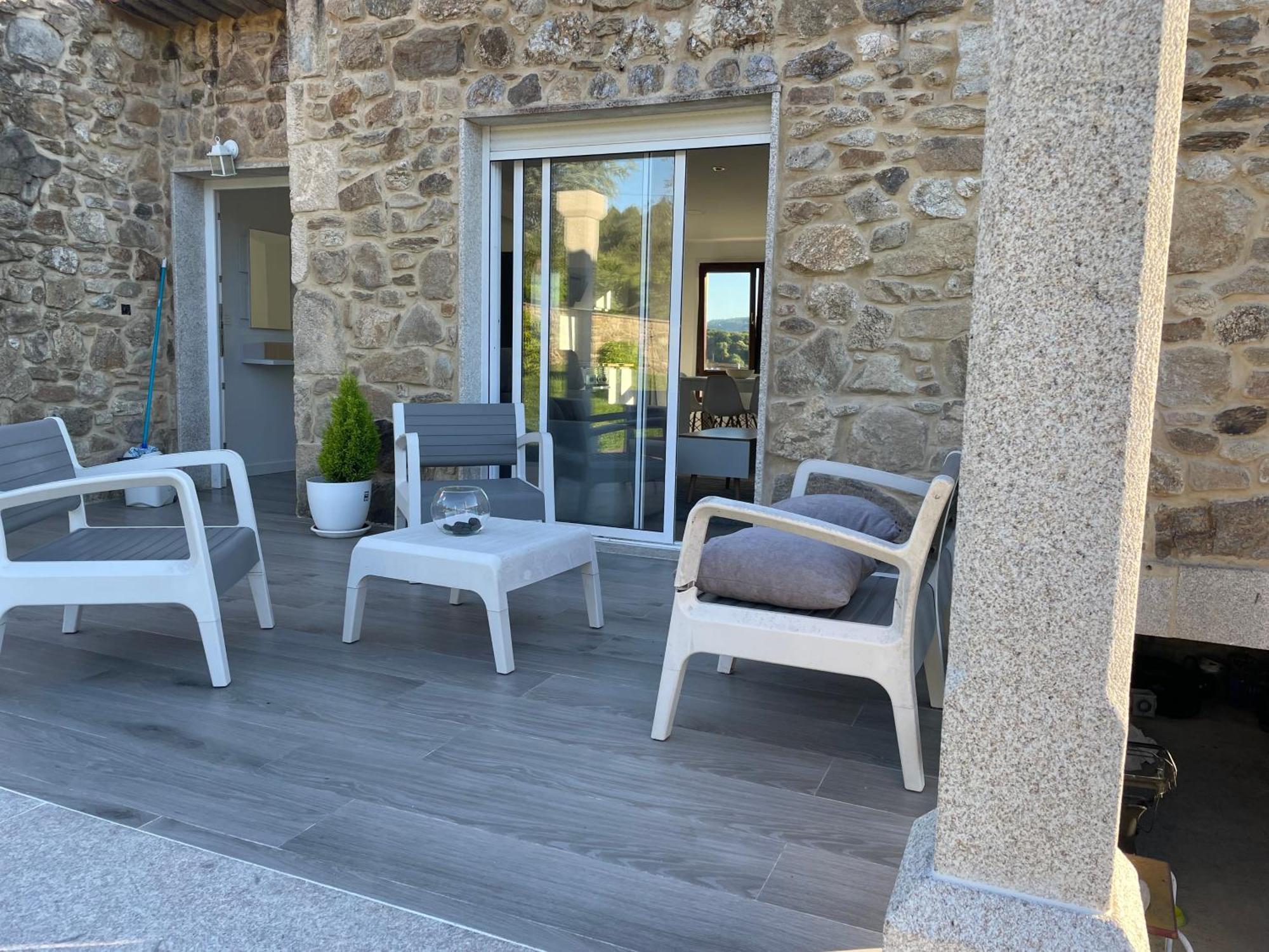 Casa Vanguardista En El Campo Cerca De Santiago Pontevedra Exterior foto