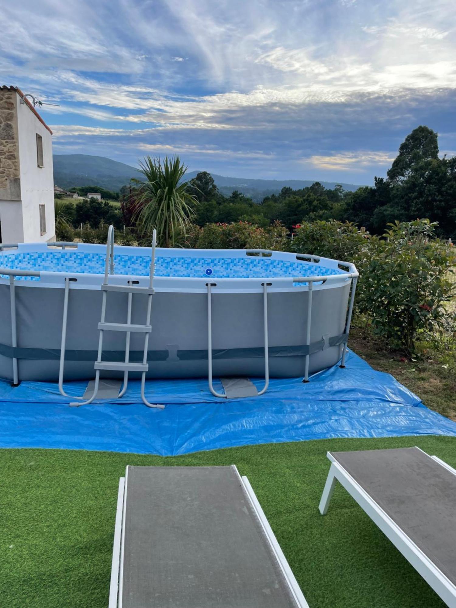 Casa Vanguardista En El Campo Cerca De Santiago Pontevedra Exterior foto