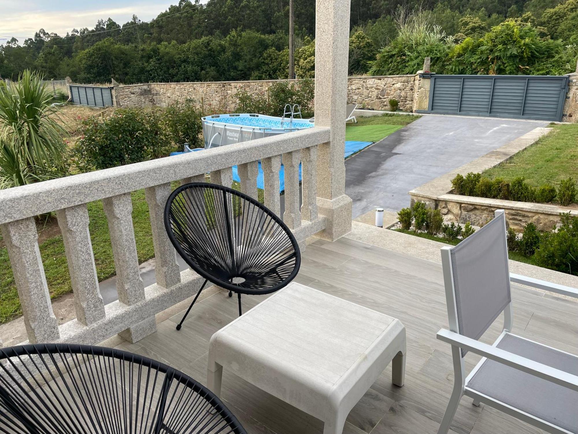 Casa Vanguardista En El Campo Cerca De Santiago Pontevedra Exterior foto
