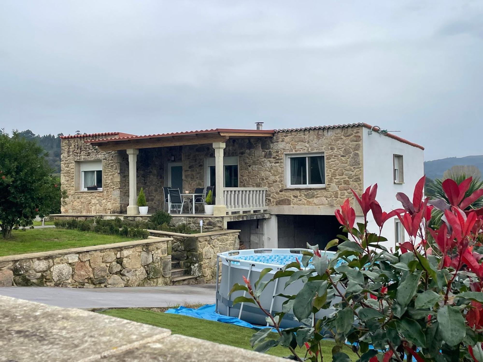 Casa Vanguardista En El Campo Cerca De Santiago Pontevedra Exterior foto